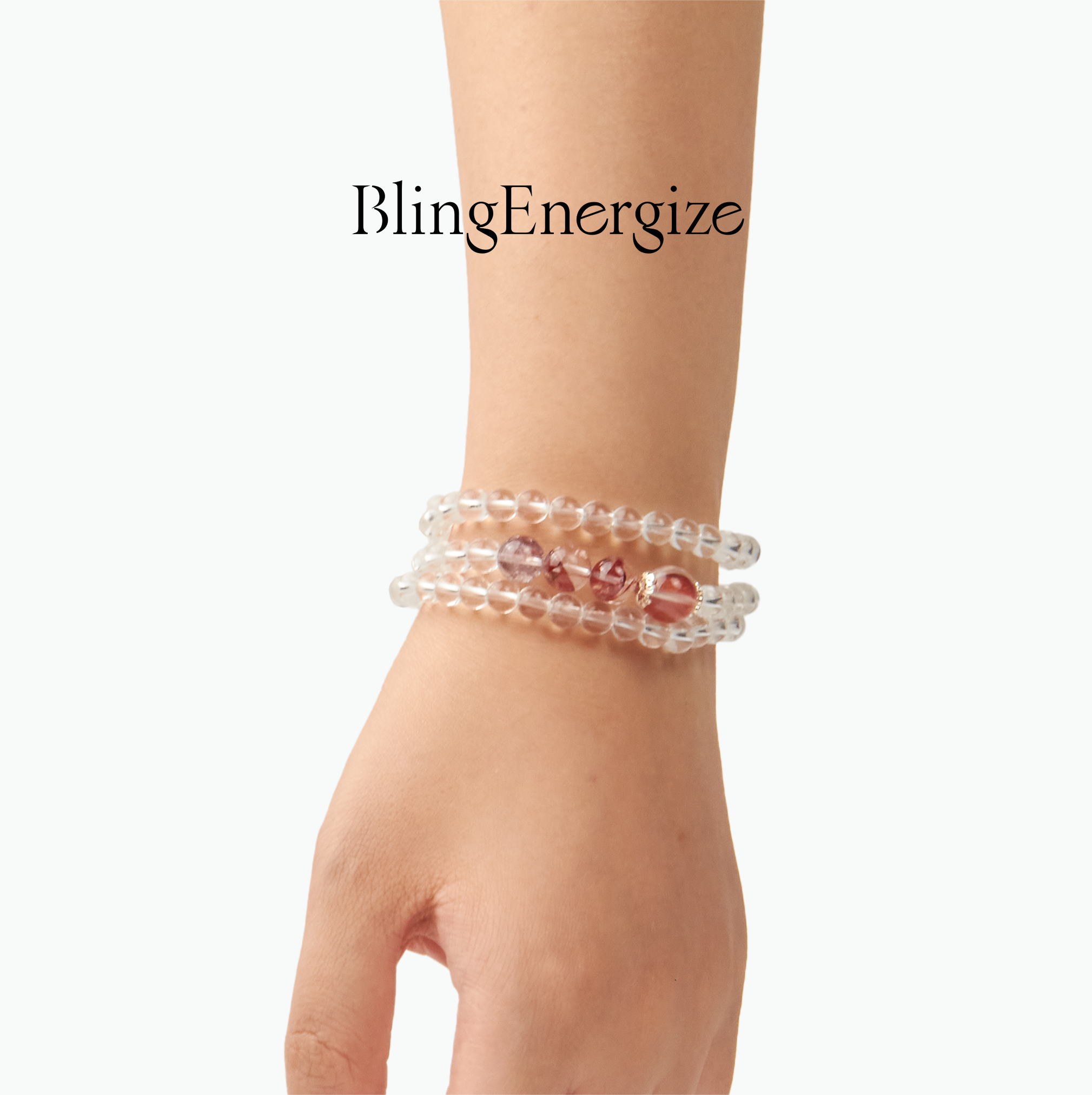 Red Hematoid Quartz Bracelet & Necklace