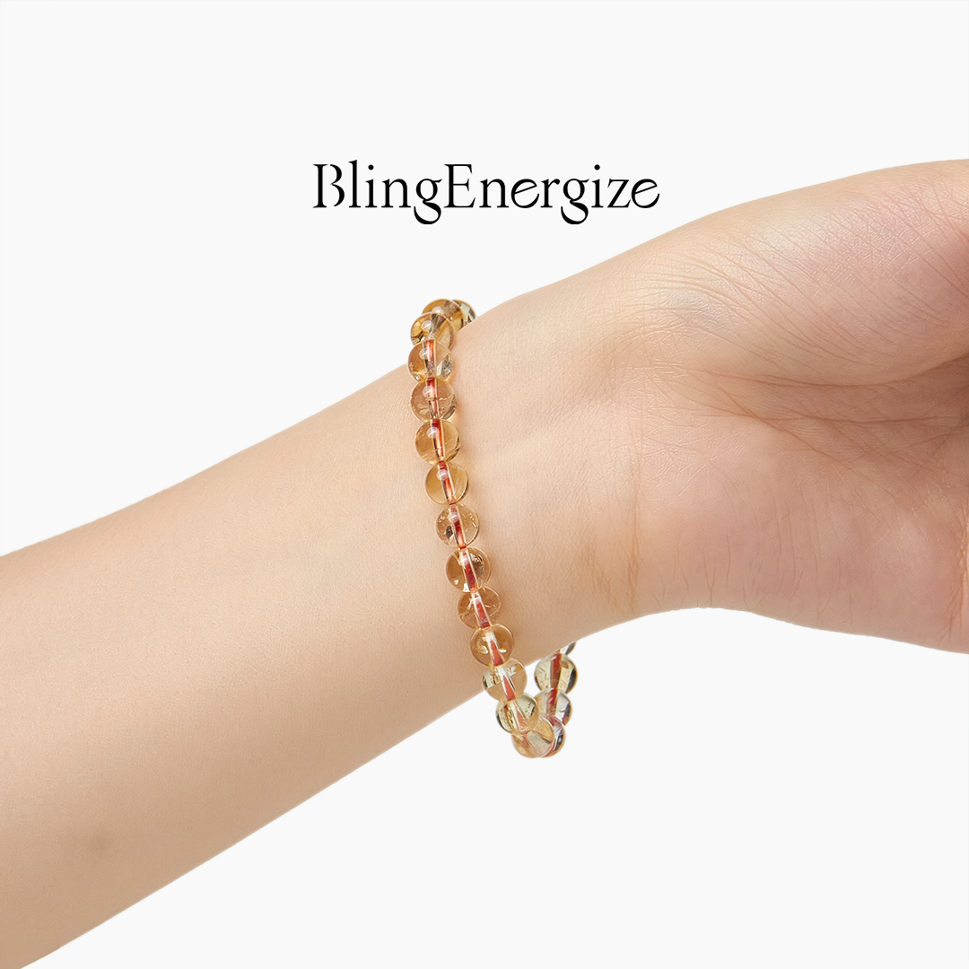 Citrine Abundance Bead Bracelet