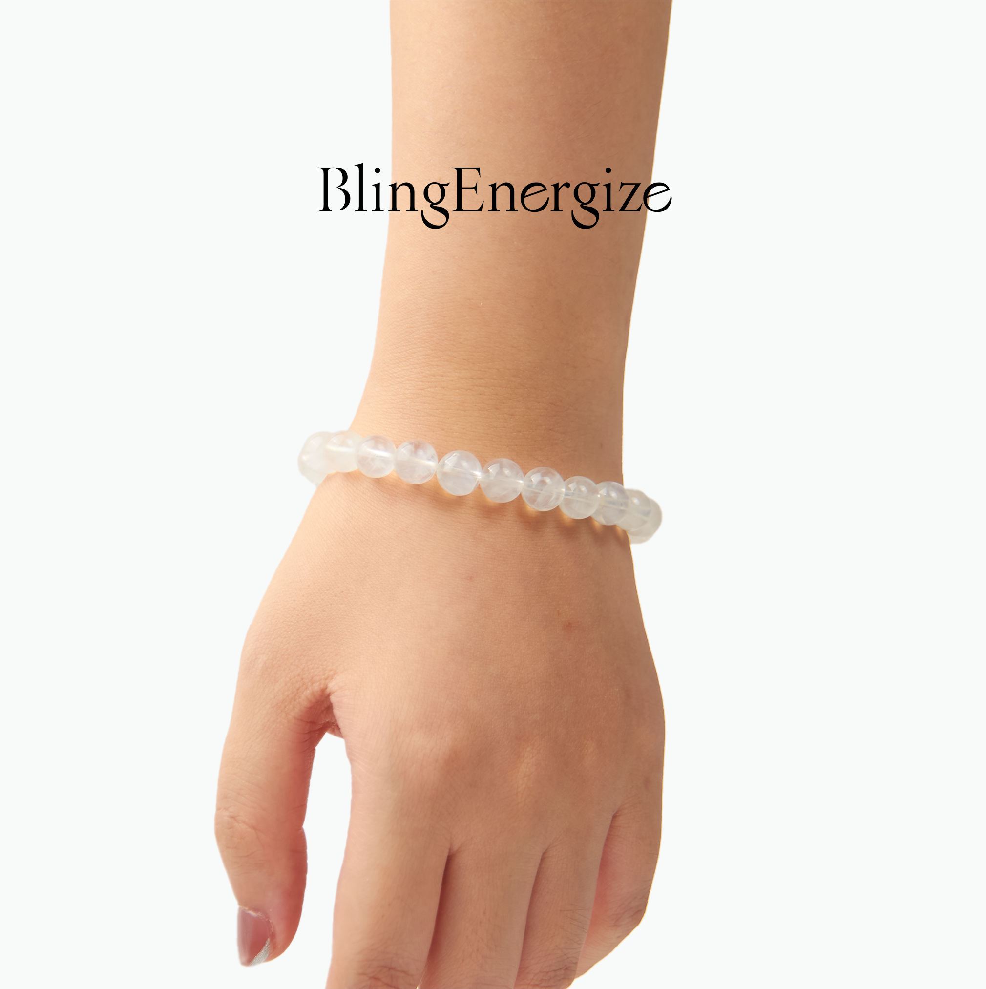 Moonstone Bead Bracelet