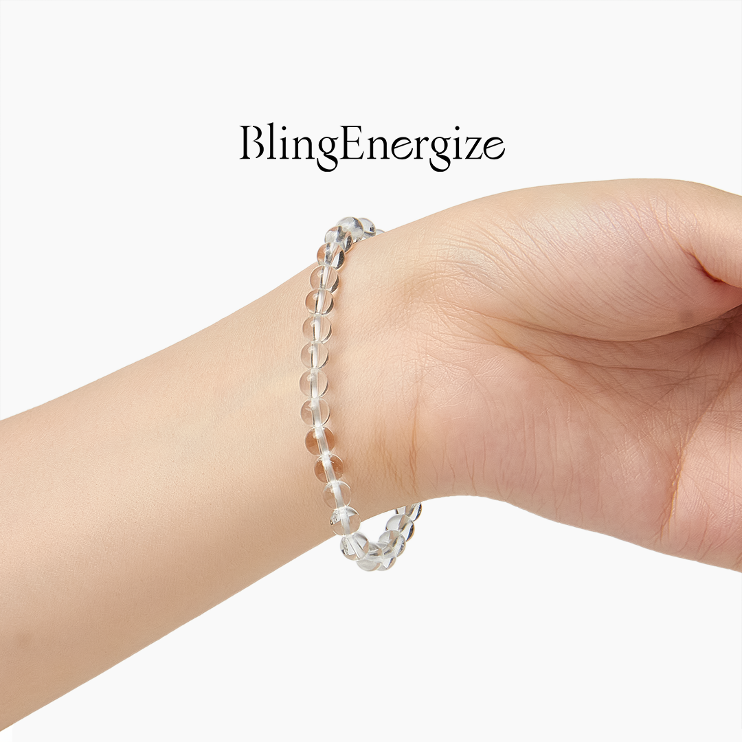 Bracelet de perles amplificateur à quartz