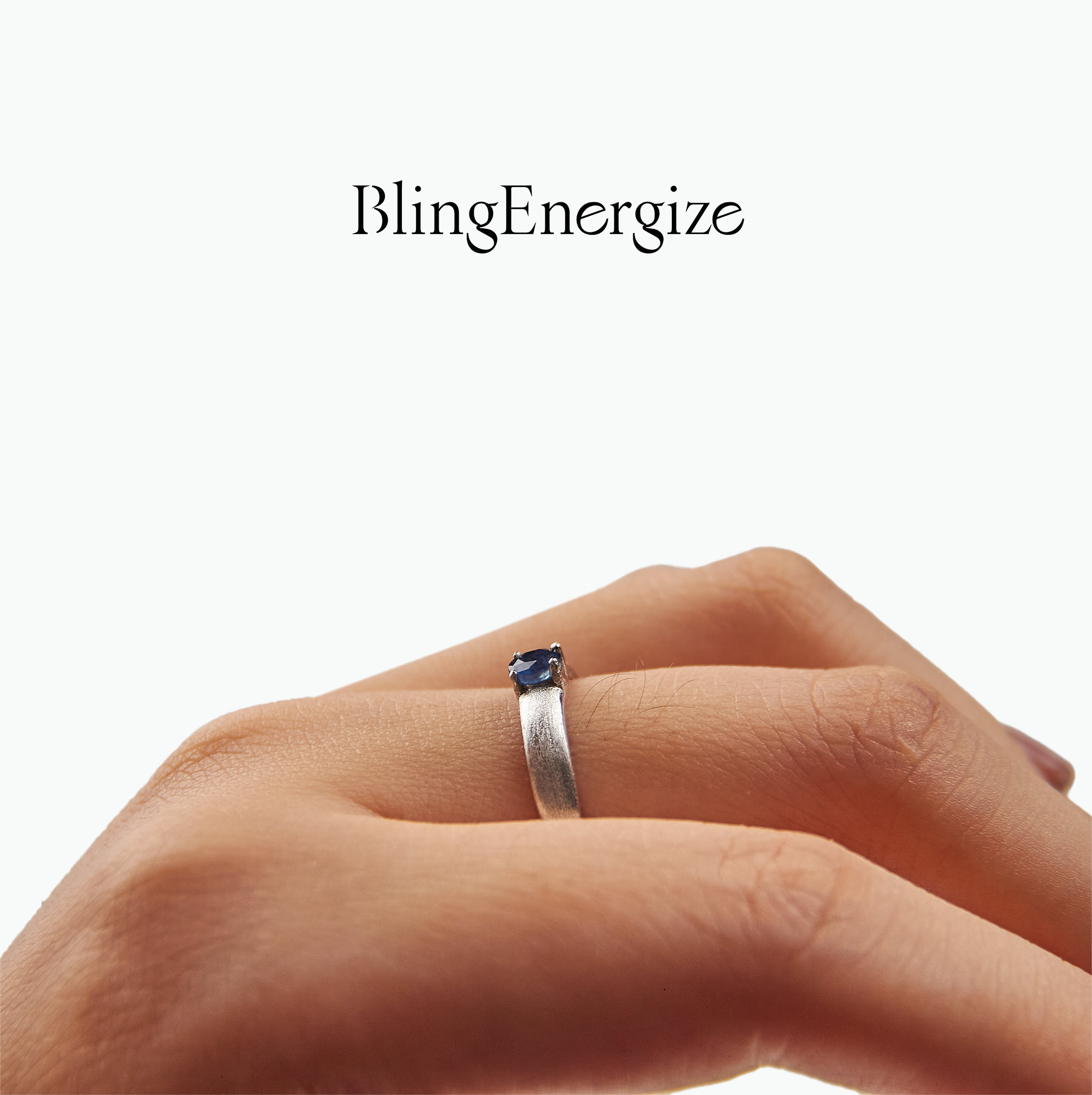 Sapphire Adjustable Ring