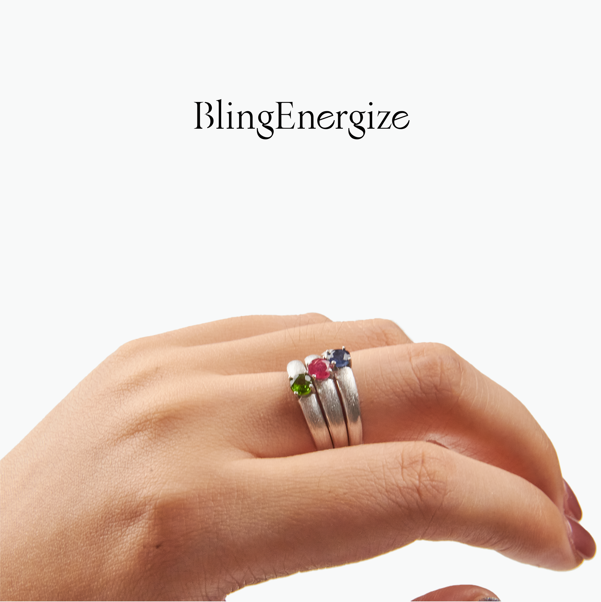 Sapphire Adjustable Ring