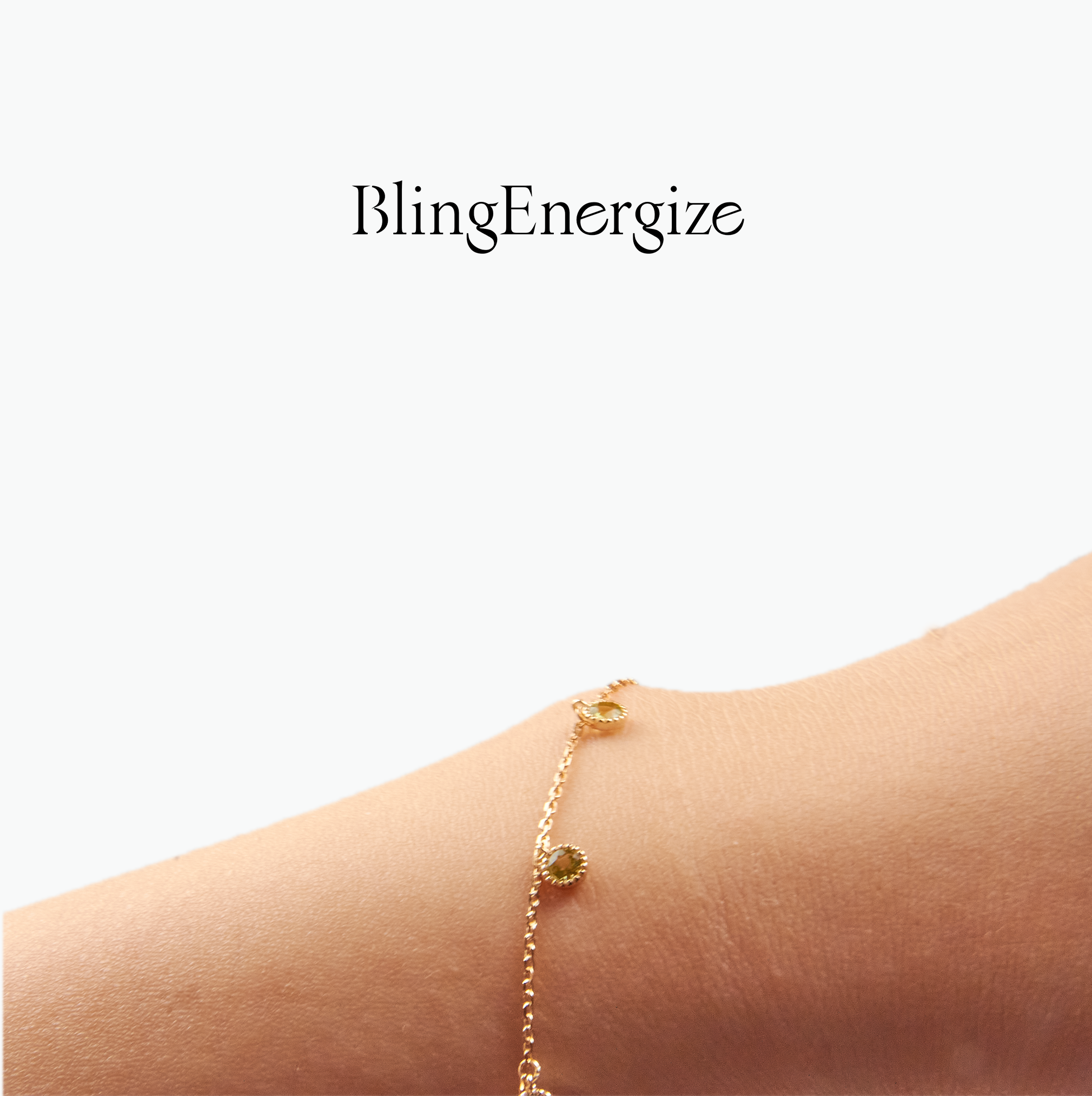 Peridot Five-Stone Bracelet