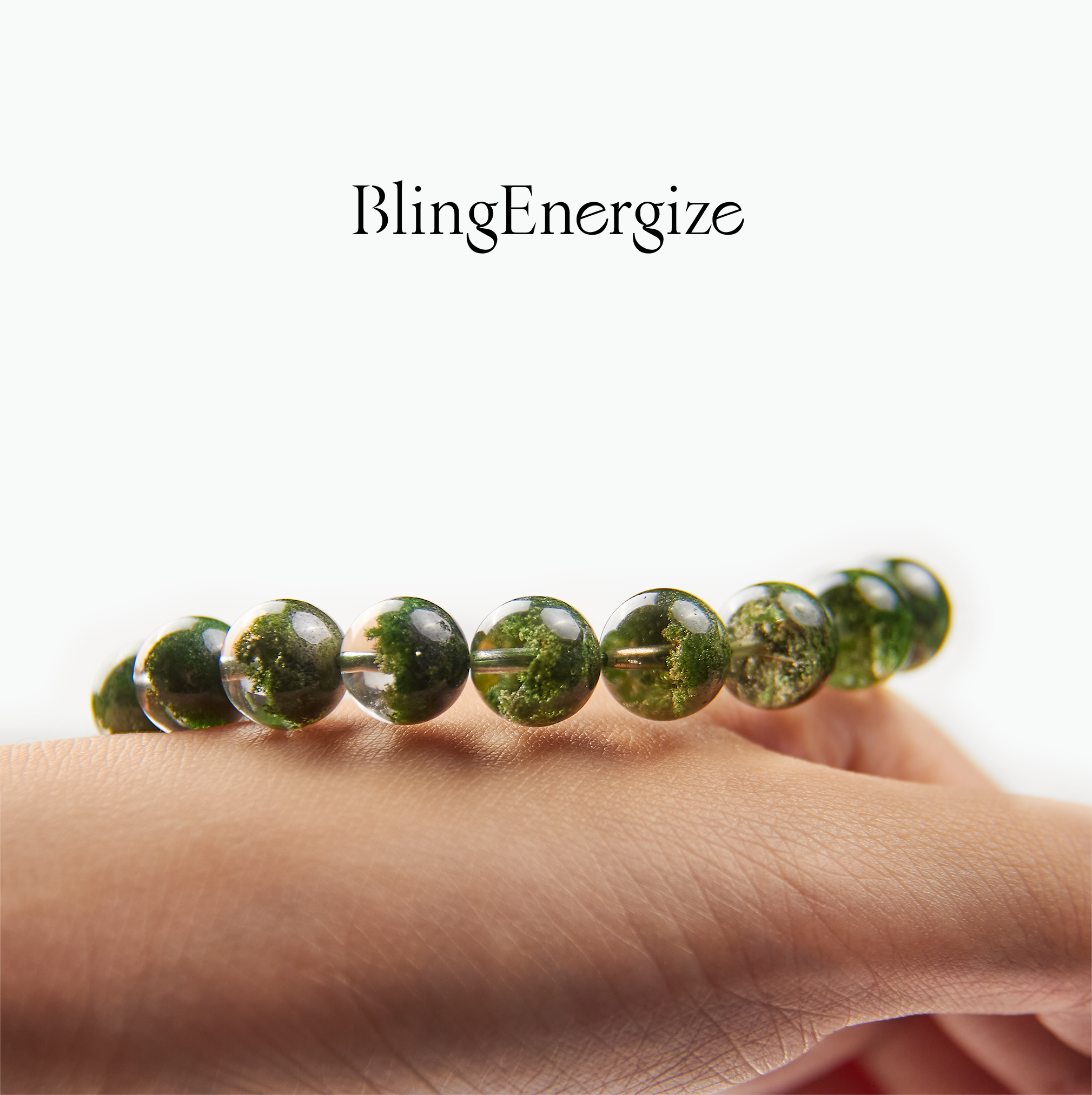 Green Phantom Mountain Landscape Treasure Basin Bracelet