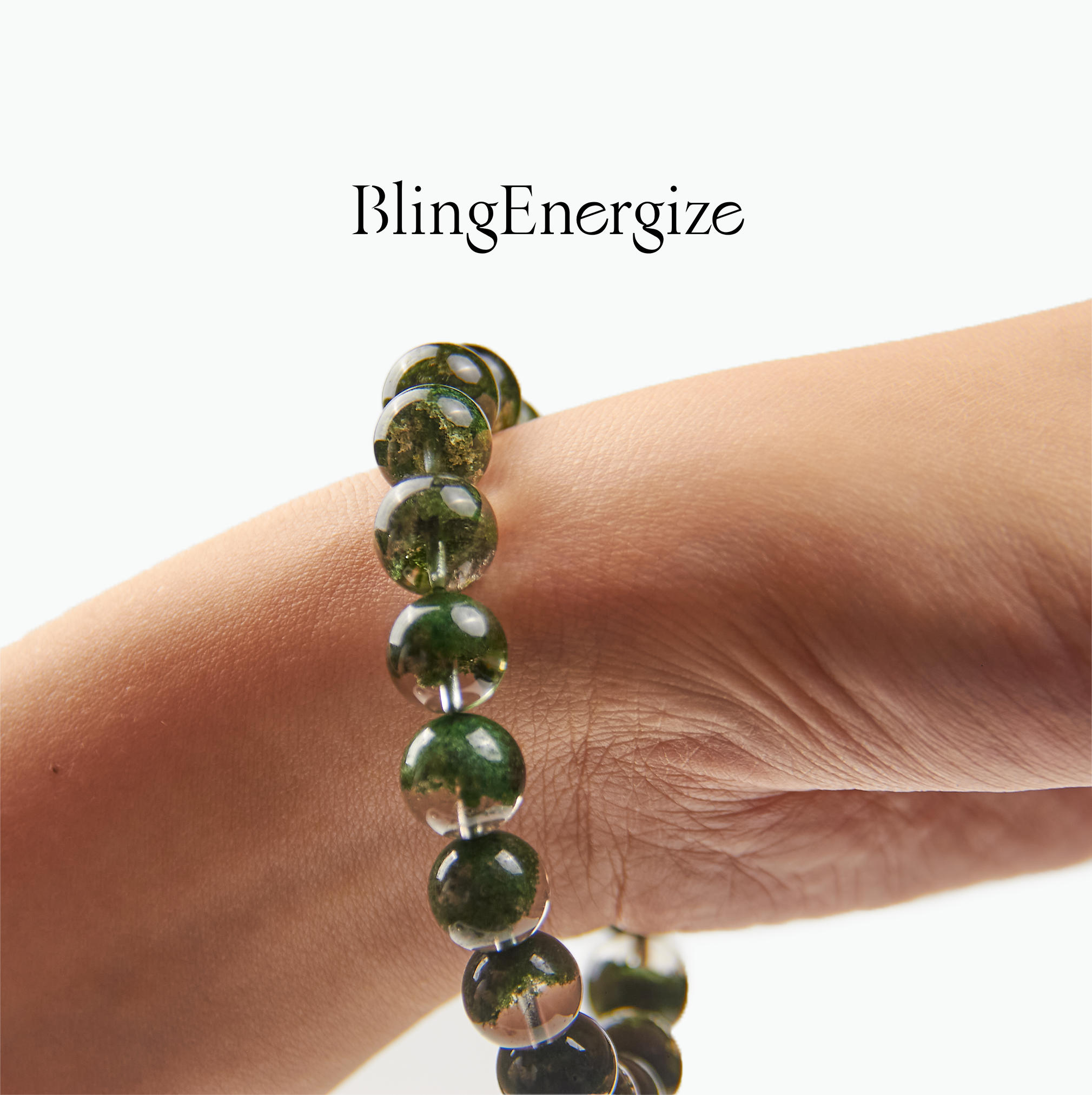 Green Phantom Mountain Landscape Treasure Basin Bracelet