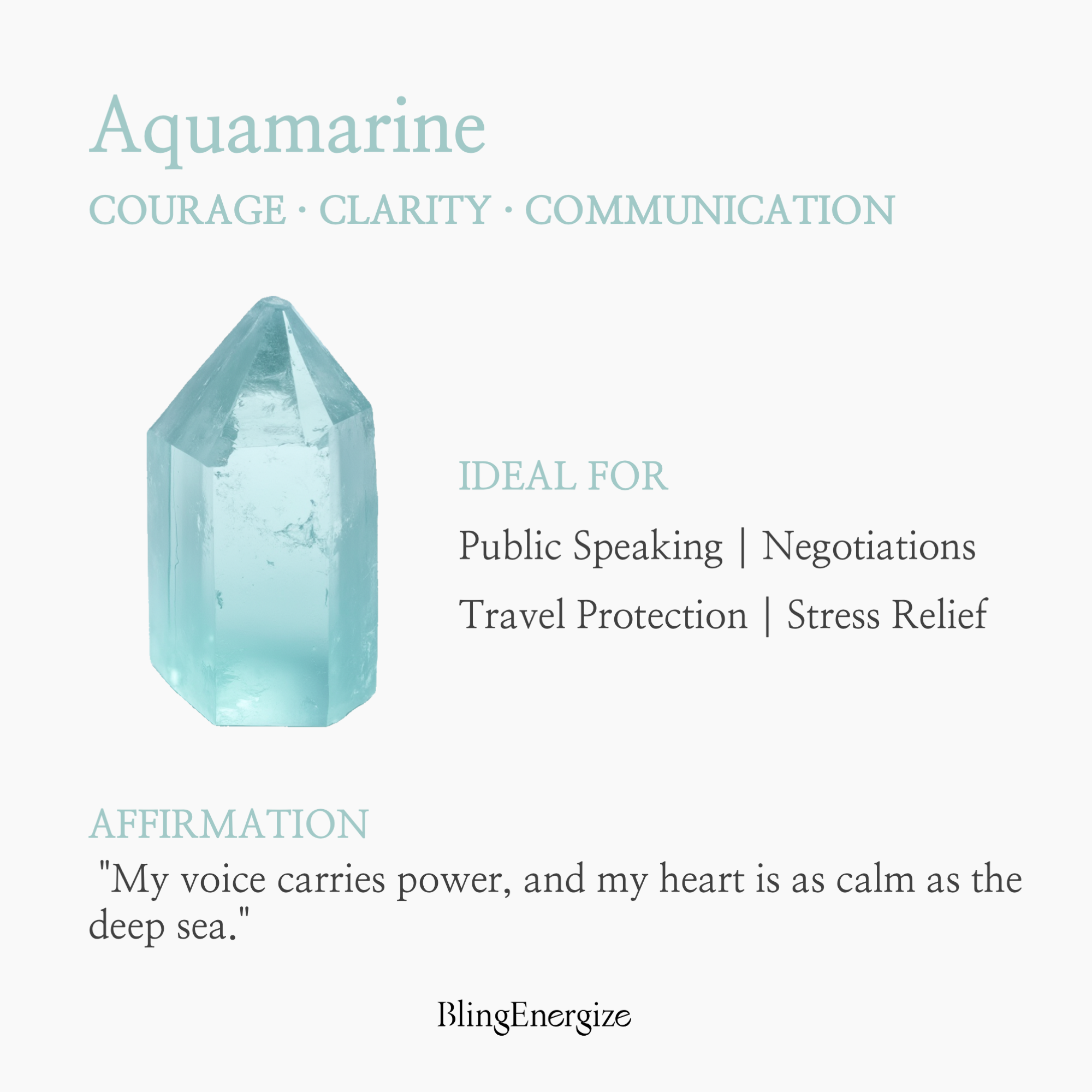 Aquamarine Clear Quartz Beaded Bracelet