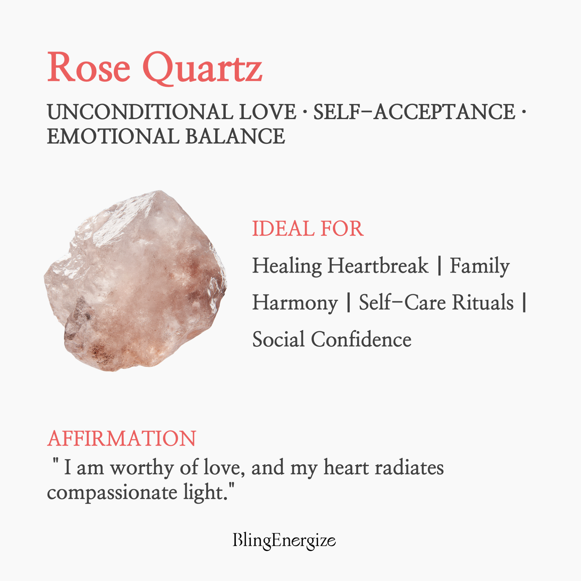 Rose Quartz Beaded Bracelet