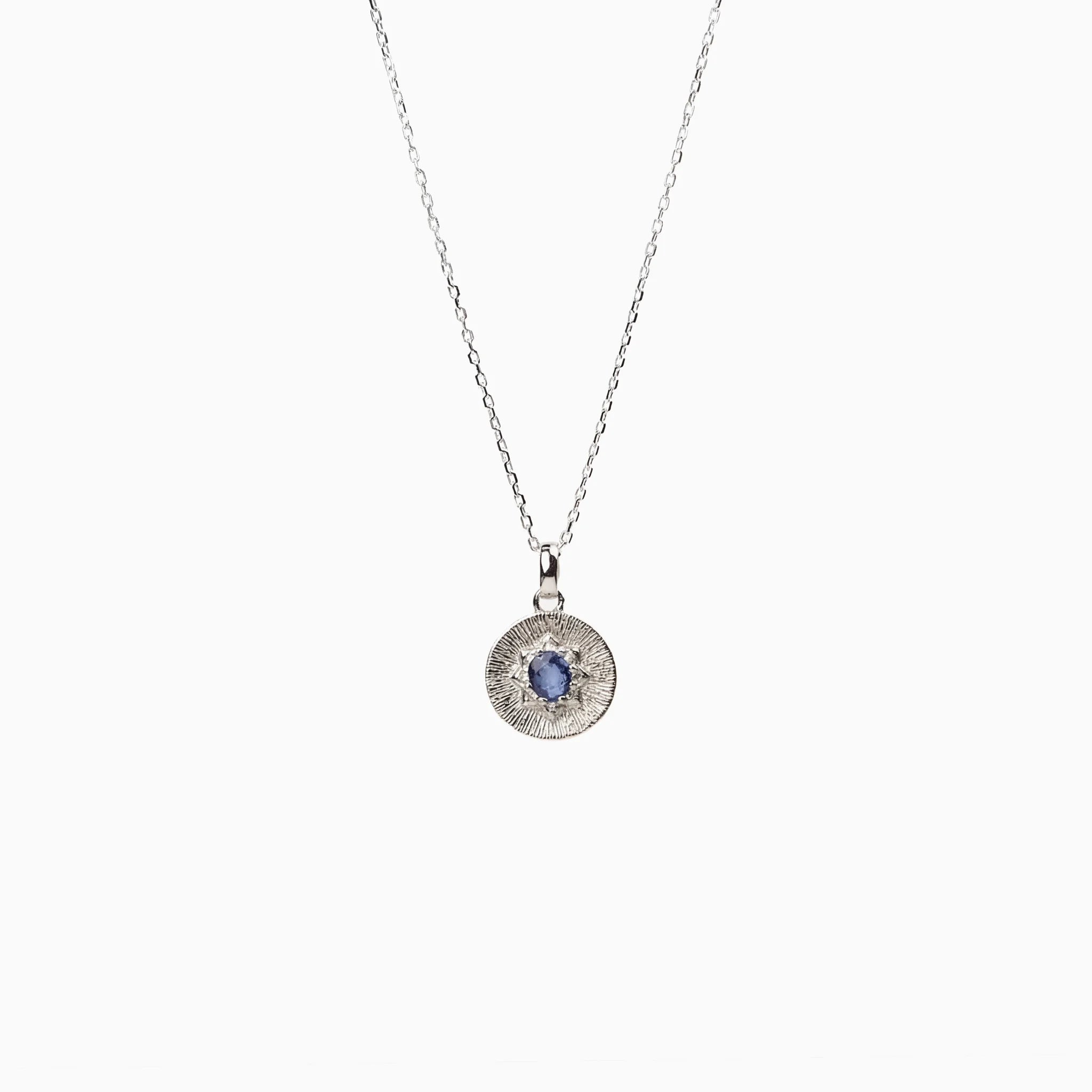 necklaces-sapphire-silver-coin-wisdom-blingenergize