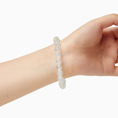 Bracelet de perles à aiguilles bleues