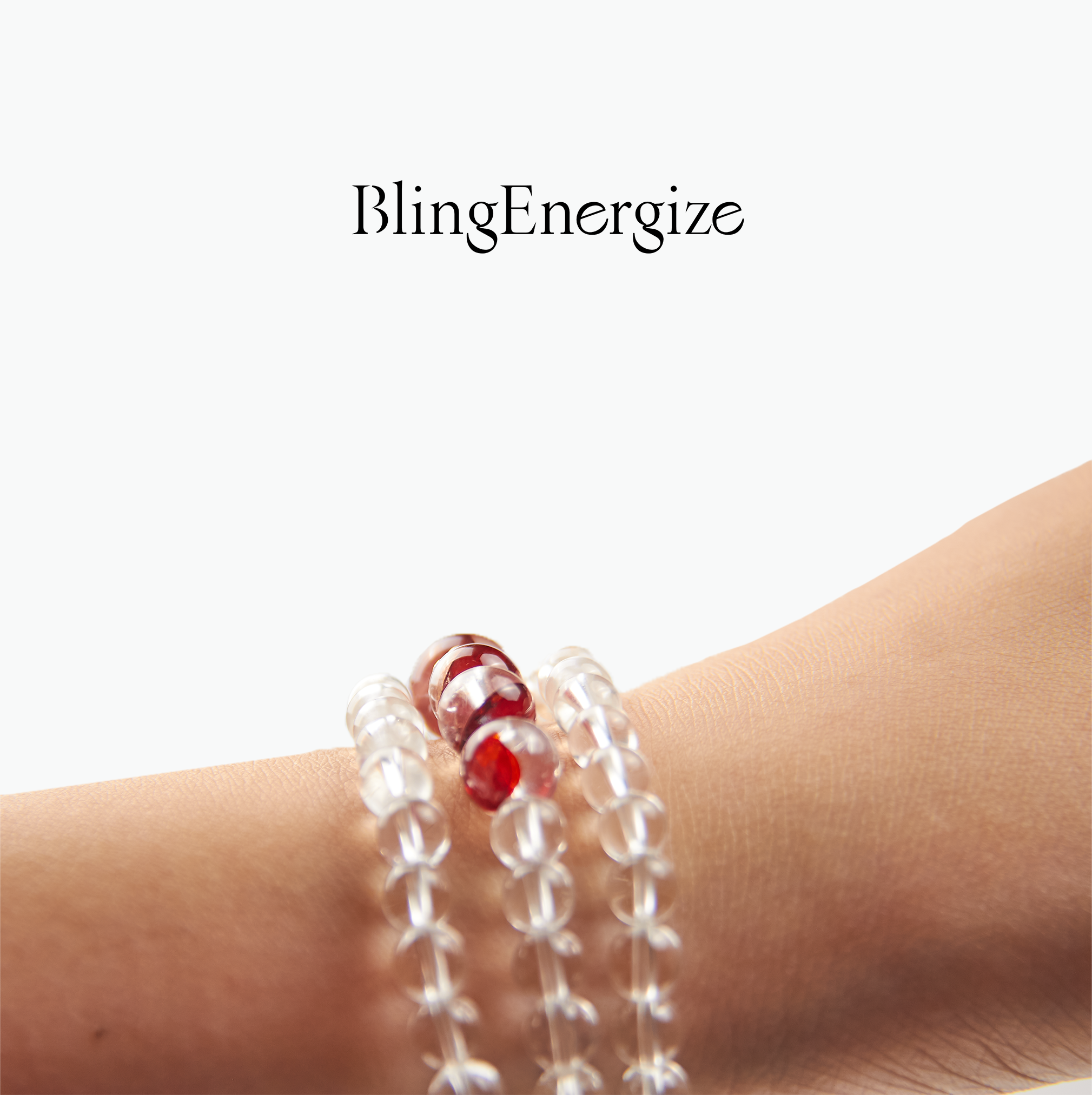 Red Hematoid Quartz Bracelet & Necklace