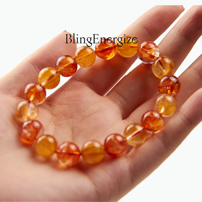 Koi Hematoid Quartz Bracelet
