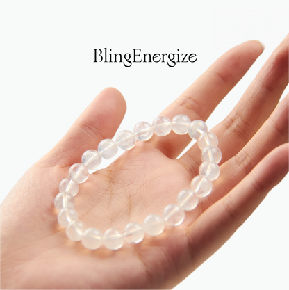 Moonstone Bead Bracelet