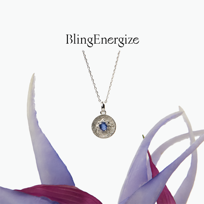 The Sapphire Disc — 925 Sterling Silver | BE.