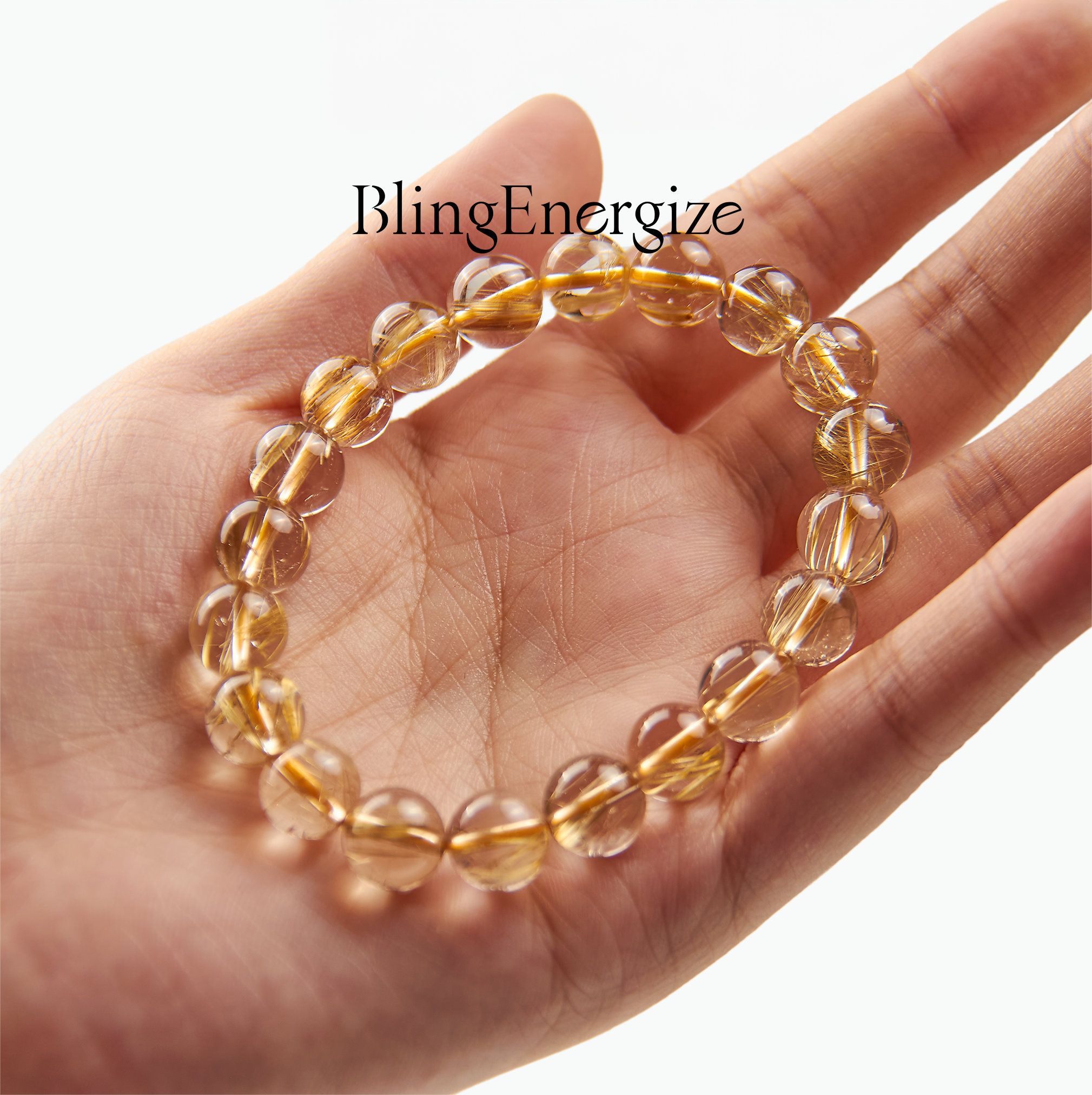 Golden Rutilated Quartz Powerflow Bracelet