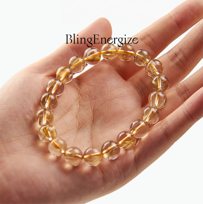 Golden Rutilated Quartz Powerflow Bracelet
