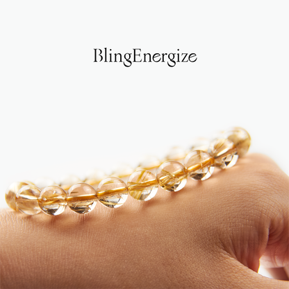 Golden Rutilated Quartz Powerflow Bracelet
