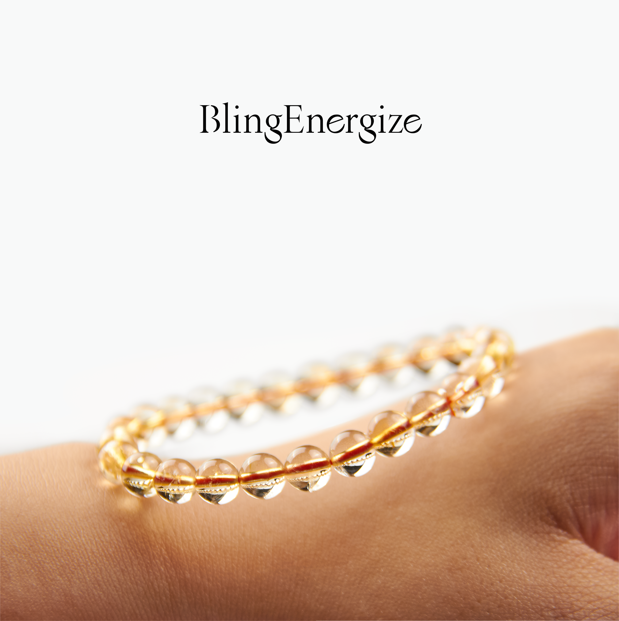 Citrine Abundance Bead Bracelet