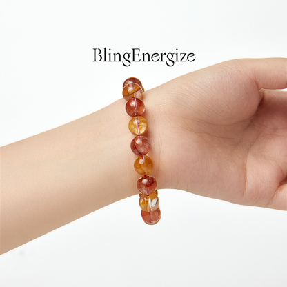 Koi Hematoid Quartz Bracelet