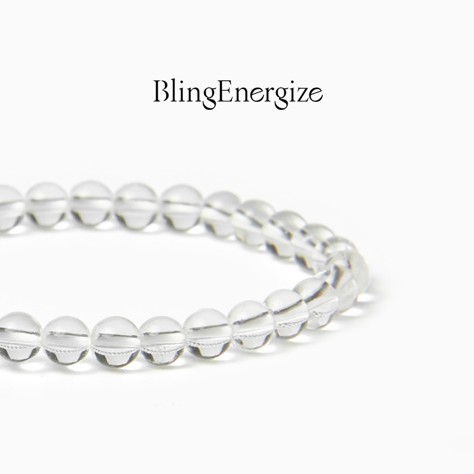 Quartz Amplifier Bead Bracelet
