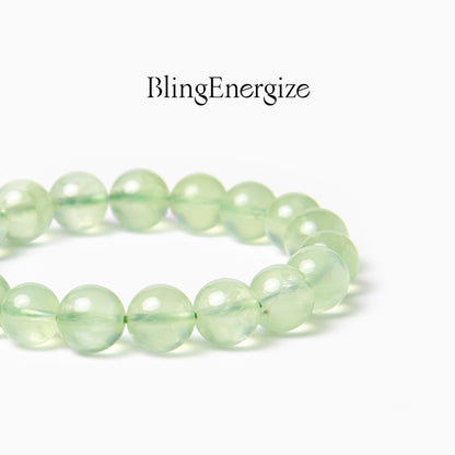 Prehnite Serenity Beaded Bracelet