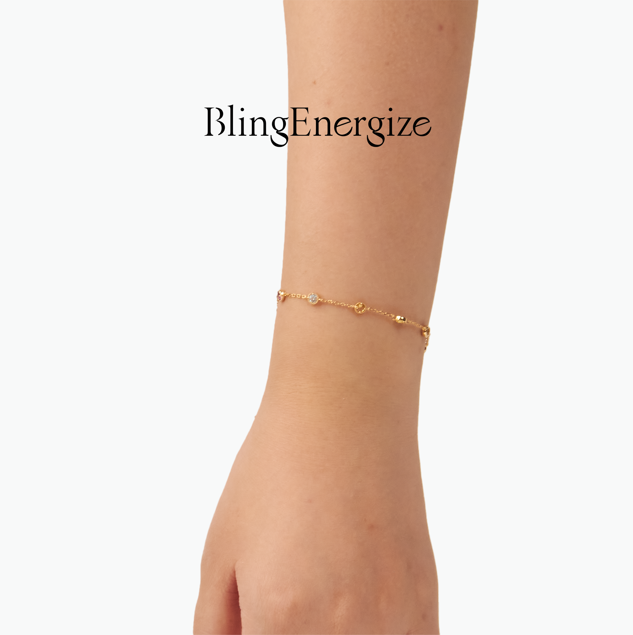 Rainbow Seven Gemstones Bracelet