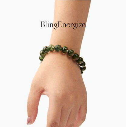 Green Phantom Mountain Landscape Treasure Basin Bracelet