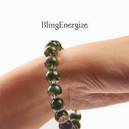 Green Phantom Mountain Landscape Treasure Basin Bracelet