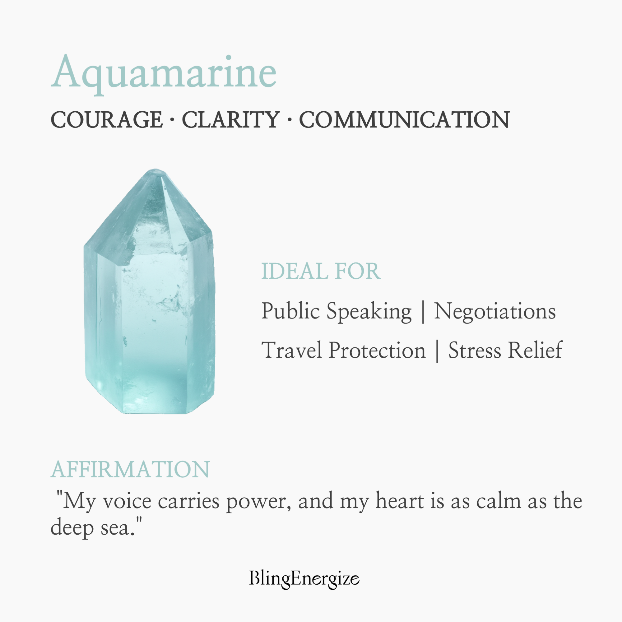 Aquamarine Silver Coin Necklace