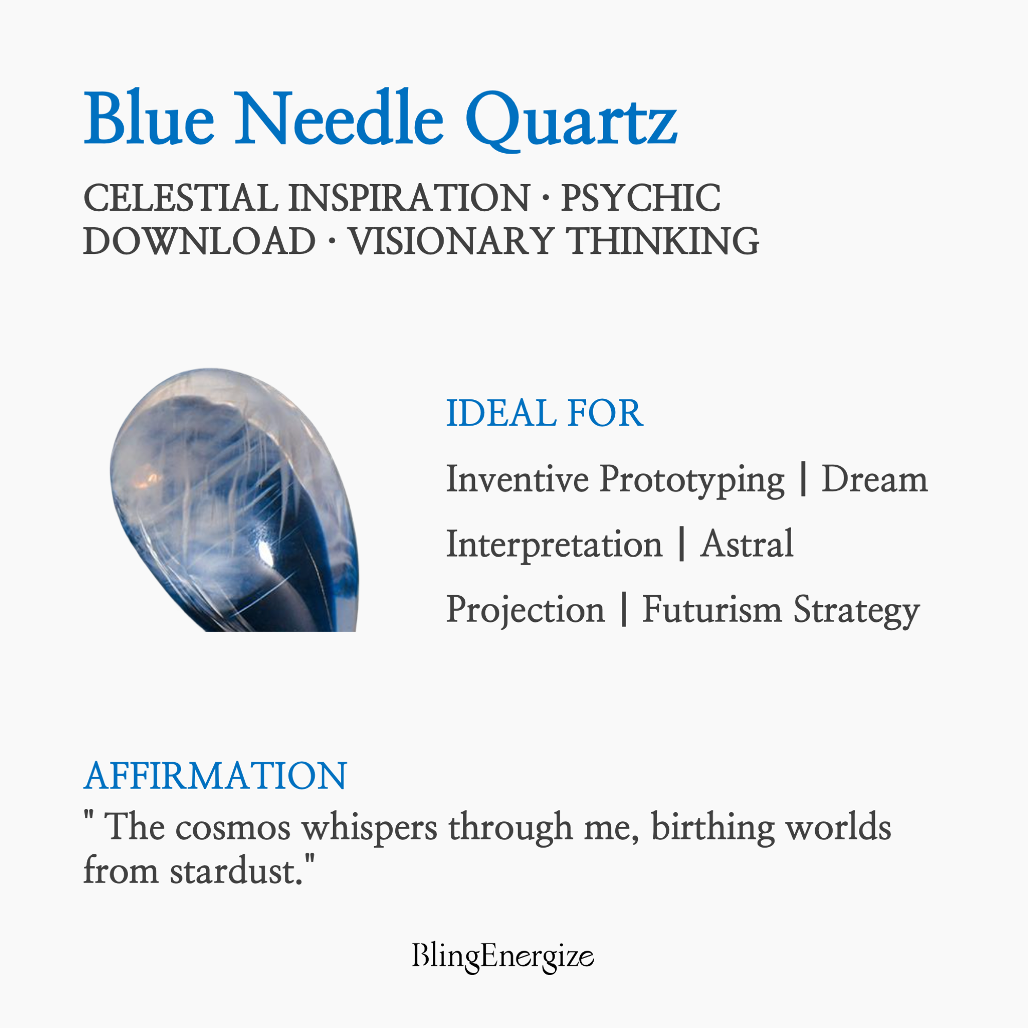 Blue Needle Beaded Bracelet