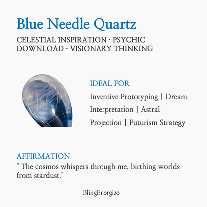 Blue Needle Beaded Bracelet