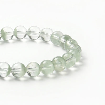 Bracelet de perles fantôme émeraude