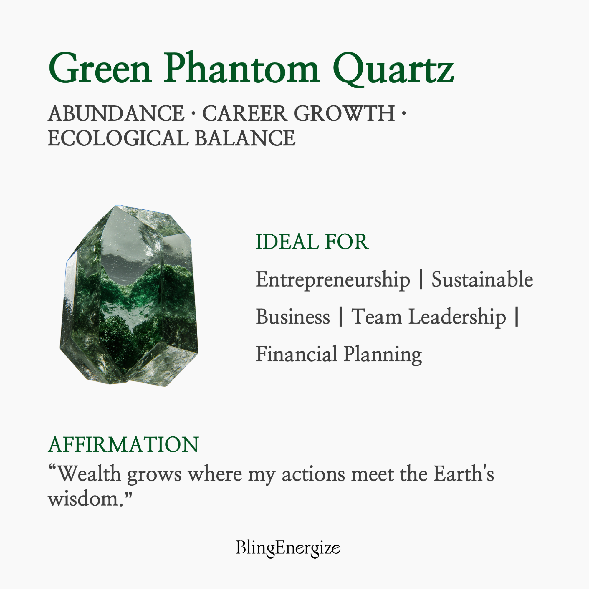 Green Phantom Quartz Heritage-Grade Beaded Bracelet