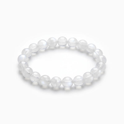 Bracelet de perles en pierre de lune