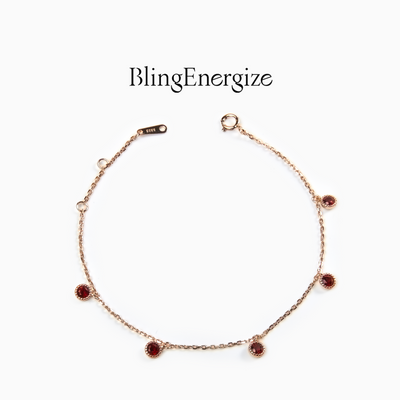 bracelets-garnet-five-stone-vitality-blingenergize