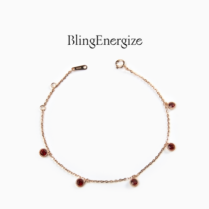 bracelets-garnet-five-stone-vitality-blingenergize