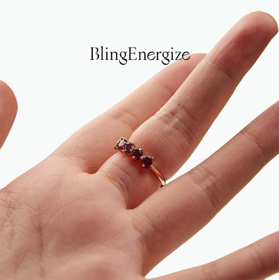 The Garnet Array — 18KT Rose Gold Vermeil | BE.