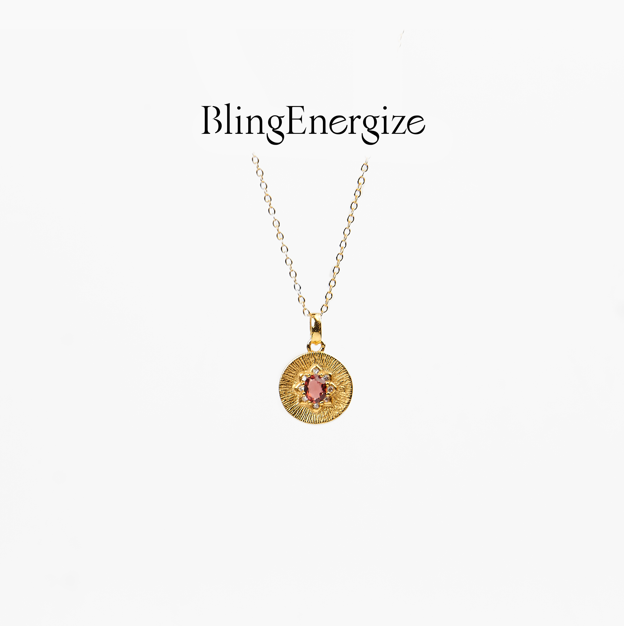 necklaces-garnet-gold-coin-success-blingenergize