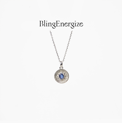 necklaces-sapphire-silver-coin-wisdom-blingenergize